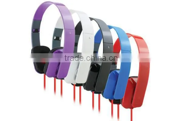 coloforful fashion and cute headphones headset for girls