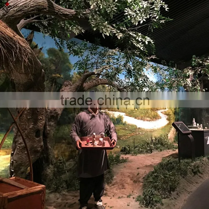 folk art sculpture of wax museum muddoll