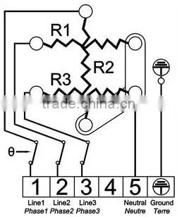 Type 9ST6, Immersion heater with dia. 100mm x 100mm plastic enclosure