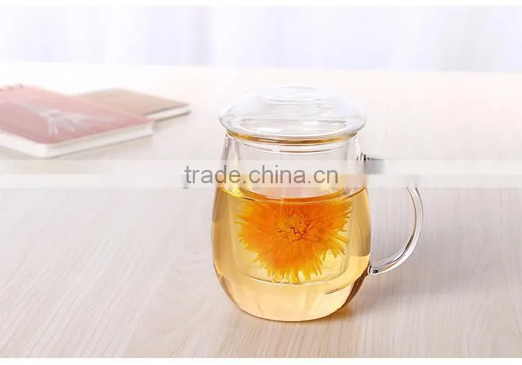 popular sale borosilicate glass tea cup and double wall glass coffee mug and double wall glass cup with mermaid shape