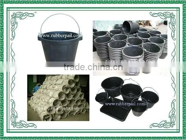 8L useful cement container,rubber bucket/cement bucket made in China