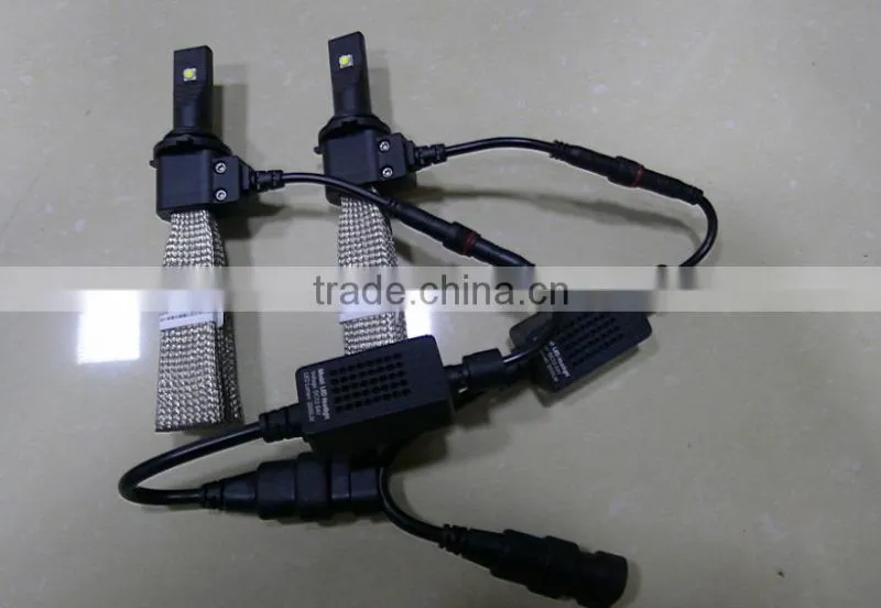 360degree 2500lm H1 H3 880 881 led auto headlight, H7 H8 H9 H11 H16 5202 9005 9006 auto led headlight