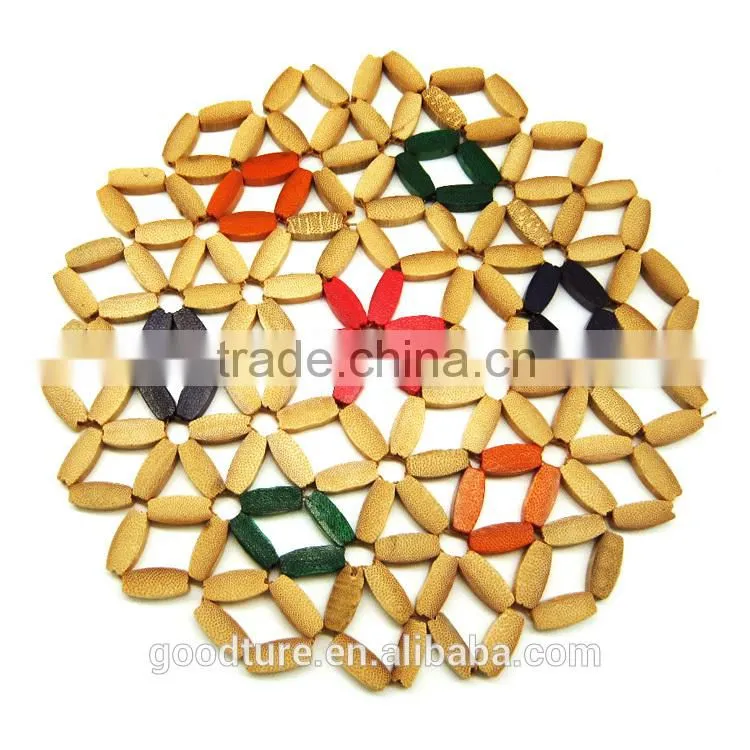 Bamboo Placemat Table Mat Color Coaster
