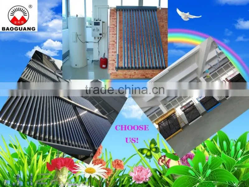 High pressure solar water heater/150Liters/Painted steel/bathroom use for 3people
