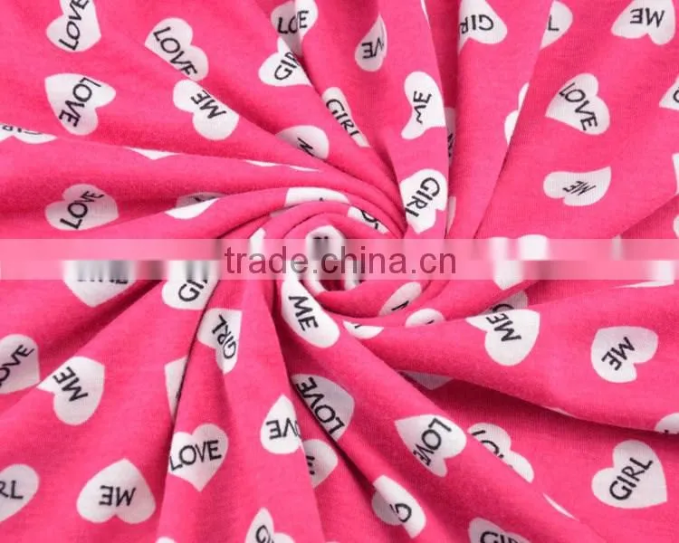 Jiufan textile 100 polyester fabric printed for garments