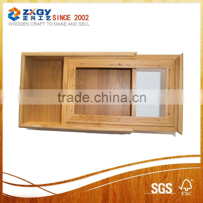 bamboo wood box for tissue
