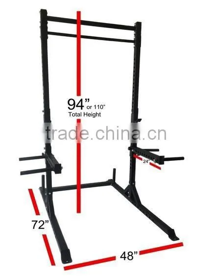 Squat Rack with Pull Up Bar - 1,000 lb Capacity