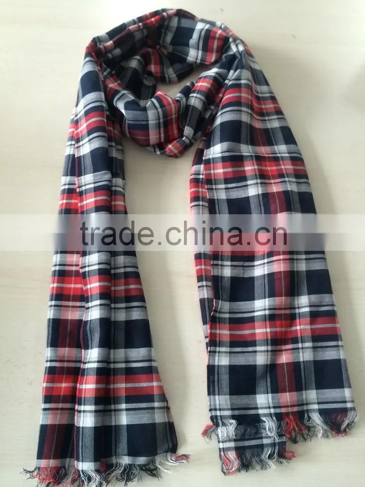 100% cotton stock scarf