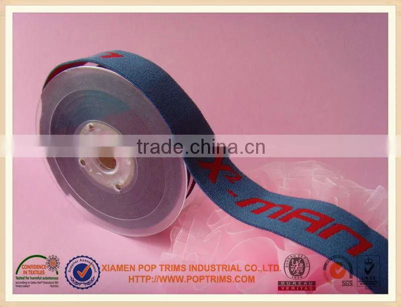 custom design polyester elastic webbing for underwear
