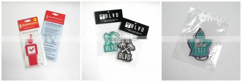 Custom paper car air freshener paper glade air freshener