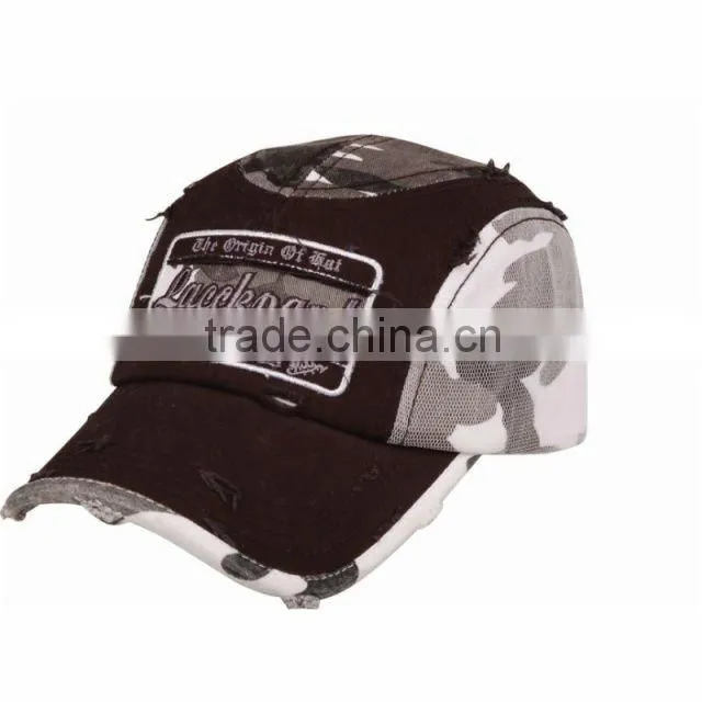 fashion cotton embroidery camouflage military cap,army cap and hat