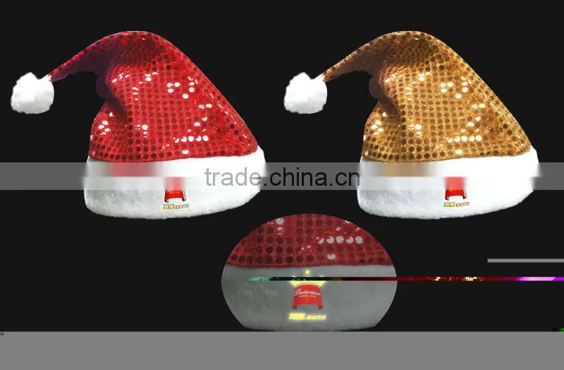 100% polyester felt christmas hat