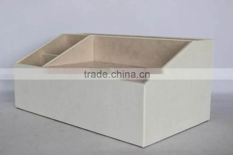Home Decoration Faux Leather Tissue Box/Office cardboard napkin box