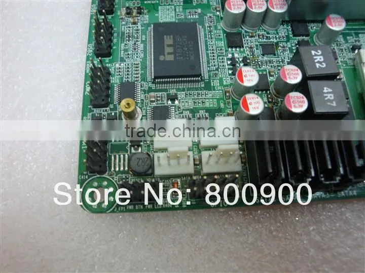 4 DVI-I multi-screen multi-graphics motherboard MINI ITX AMD APU R series with DC power 4SATA2COM