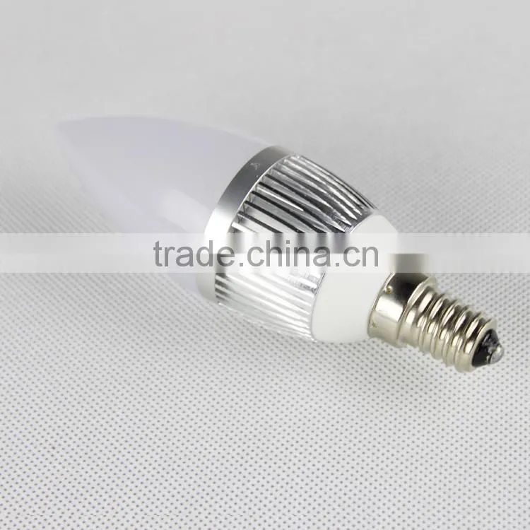 Cheap e14 led candle light, e14 110v 5w led bulb light,e14 led dimmable candle