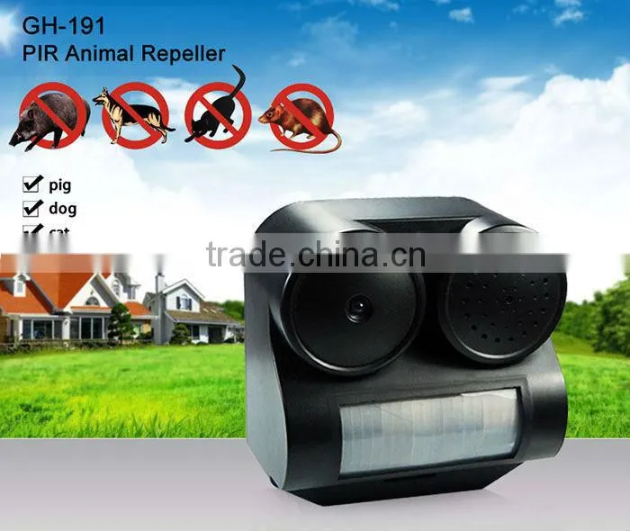 GH-191 PIR ultrasonic mouse repeller in pest control
