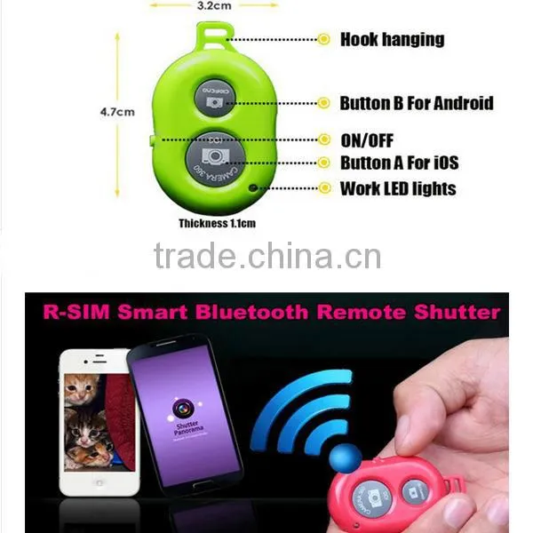 wireless bluetooth shutter for iphone remote control shutter