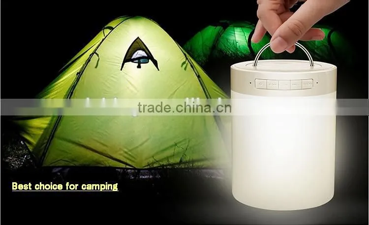 Rechargeable touch sensor LED color changing table lamp with blue tooth2272