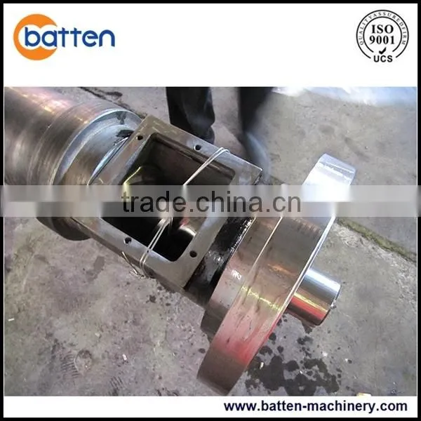 PE film pelleting plastic extruding single screw and barrel