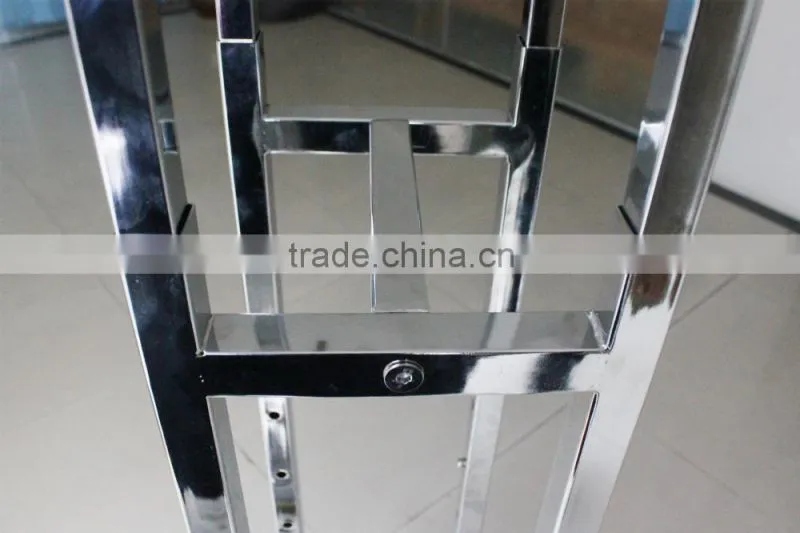 Cheap Price Clothes Display Rack 4-Way Garment Rail