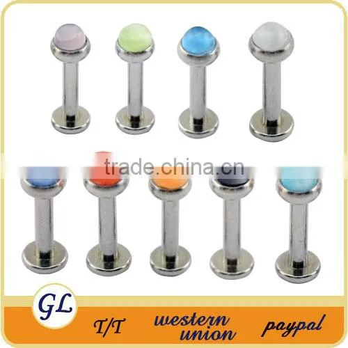 hot sale!fashion colorful lip ring magnetic labret stud fake lip piercings