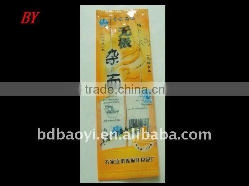 PE/PET laminated promotional delicious noodle packaging bags