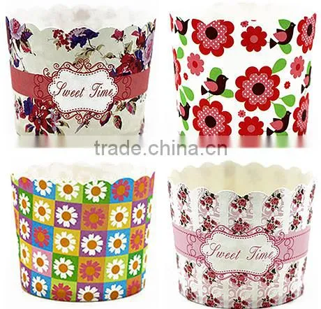 Heat Resistant paper cake cup for baking