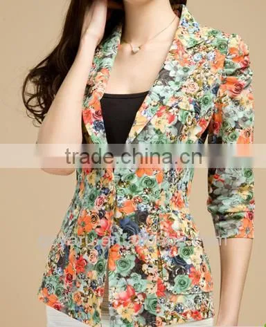 Models of Blazer Women Fashion with Flower