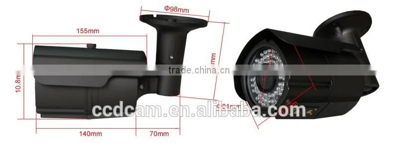720P HD TVI Camera Digital Surveillance 2.8-12mm Varifocal Lens Megapixel 60M IR Night Vision Camera in Security