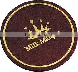 Deluxe Round Leather Coasters