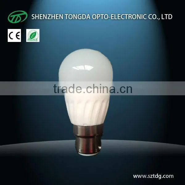 C37 E27 LED Candle Ceramic Bulb dimmable 3W(220V)