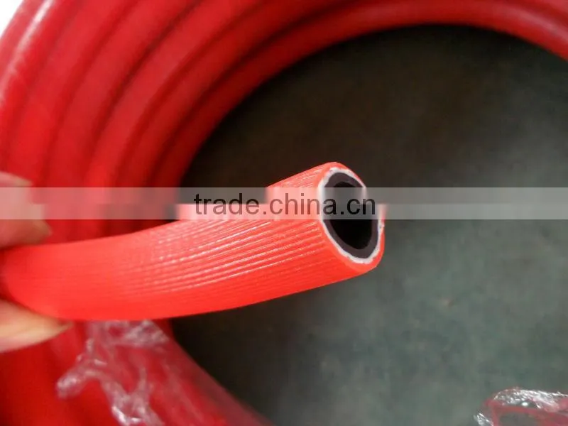 pvc welding hose , gas cutting hose,bule and red color ,high preuusre hose