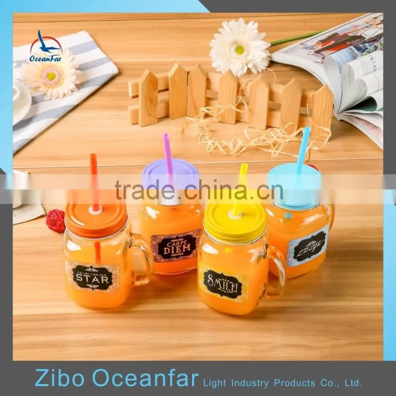 Decal Design Bulk Juice Glass Mason Jar Wholesale Market Custom Mason Jars For Sale