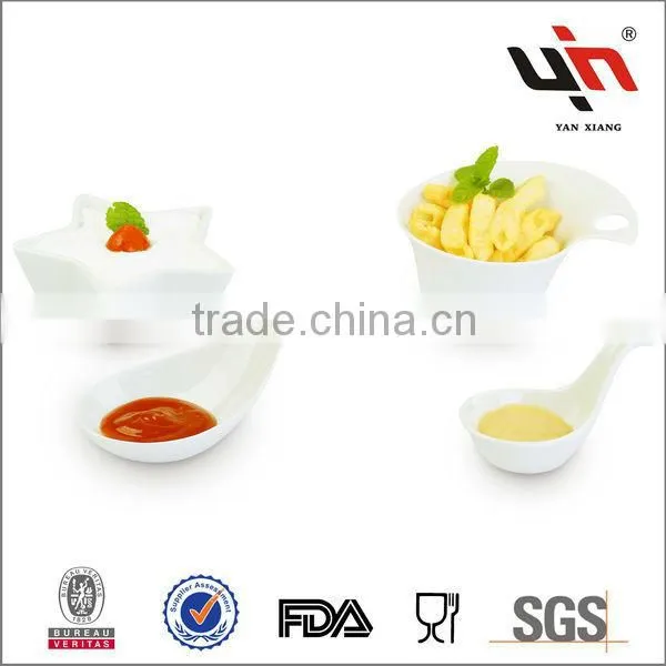 White Ceramic Small Cake Dish