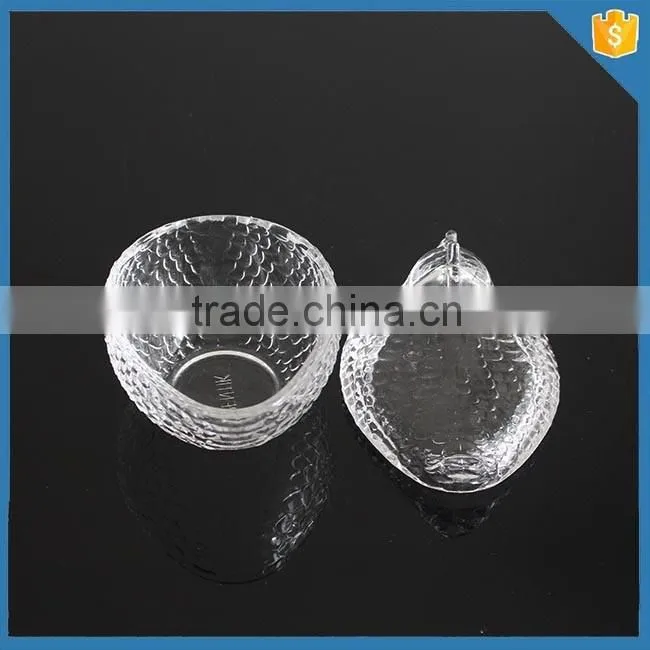 Bird Chicken shape Gift wholesale glass animal glass jar with crystal lid