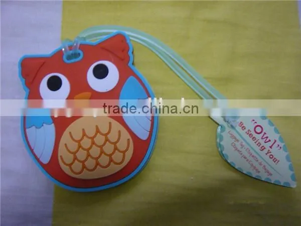 Owl luggage tag favor wedding baby shower party favor guest gift