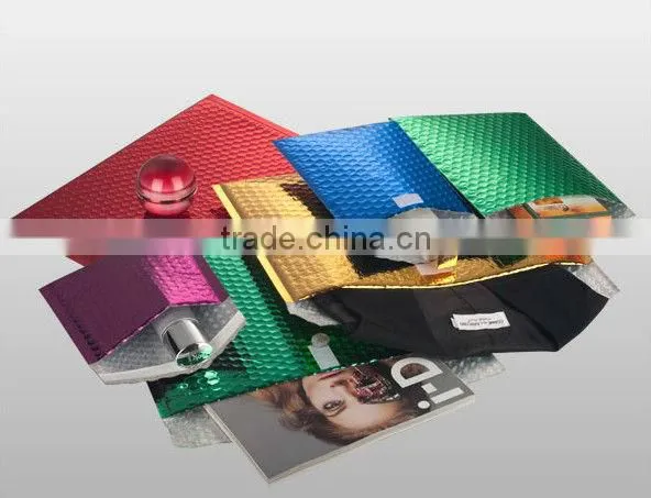 Matt Aluminum foil Bubble Mailer with Self-adhesive