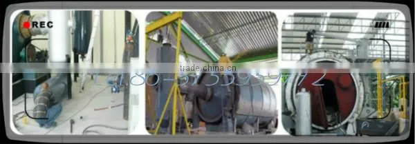 5th generation tyre pyrolysis continuous plant with 14mm/16mm thinckness