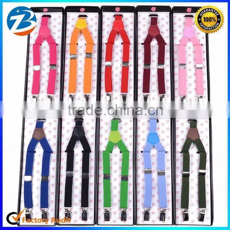 HOT Promotional Gift Elastic Y Back Suspender Belt for Boys and Girls