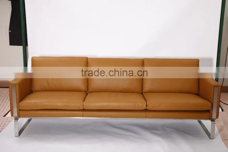 Modern designer furniture China manufacturer Hans J Wegner CH103 3 seat sofa replica