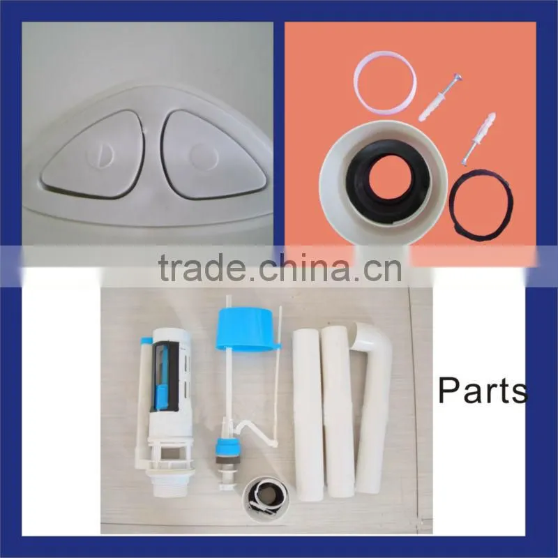 Wall mounted plastic dual flush water closet tank 020