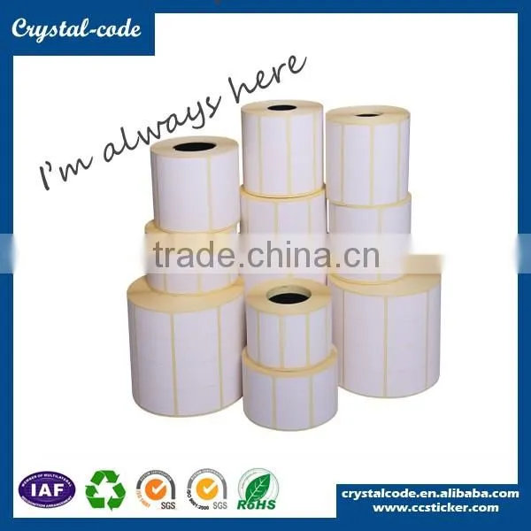 Waterproof self adhesive blank label sticker