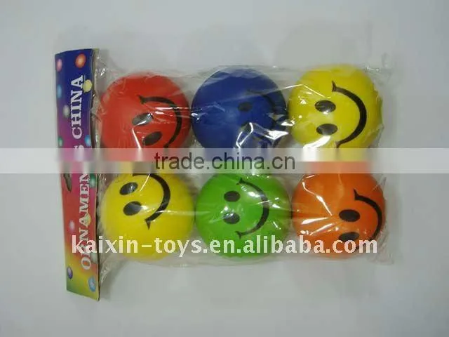 Funny toy plastic ball 6.5CM plastic toy balls