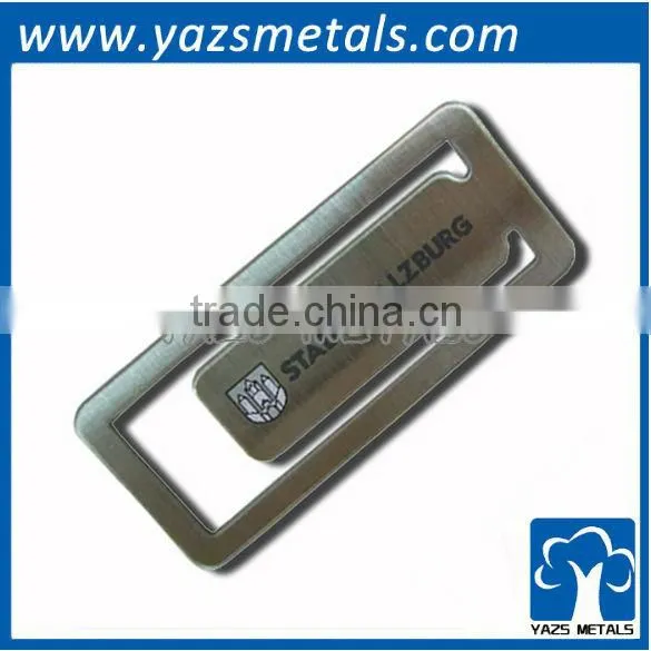 custom promotion Metal Bookmark for book