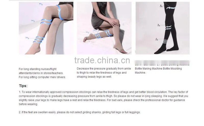 Medical compression stockings Graduated 30-40mmhg compression stockings