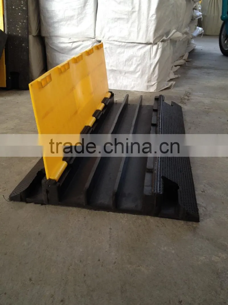 3 Channels Rubber cable protection cover