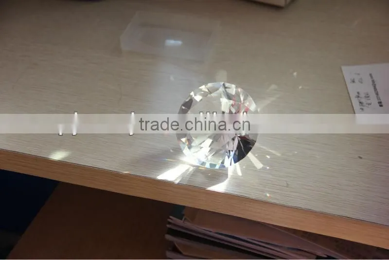 large and single clear crystal diamond