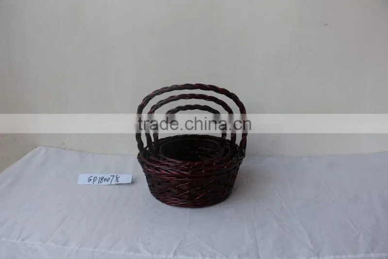 cheap price hand making wicker basket
