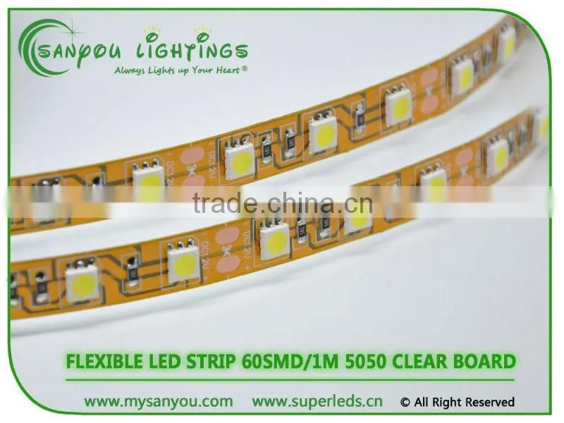 Flexible 5050 1M 60 clear Car Led Strip