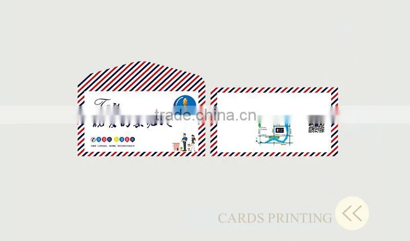 Fashion Design Folded Christmas Gift Cards